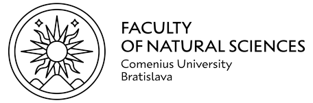 Logotype of the Faculty of Natural Sciences, Comenius University in Bratislava