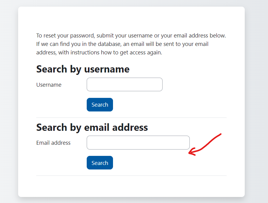 Password instruction
